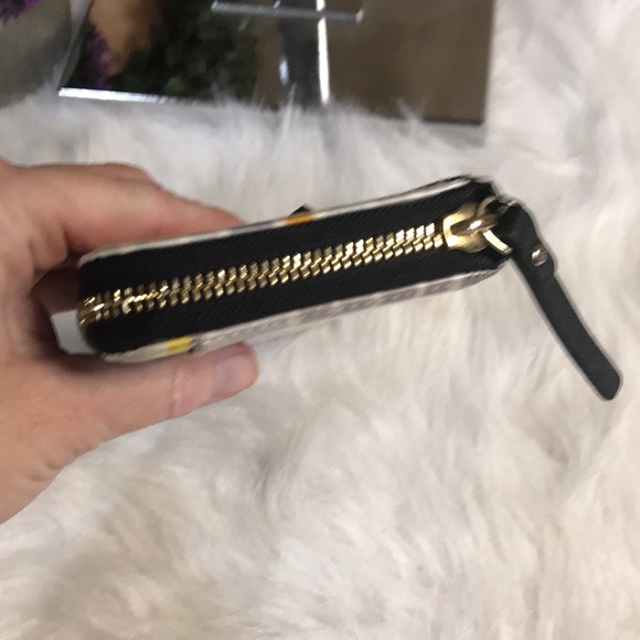 Kate Spade City Map Wallet in White and Yellow - Picture 6 of 12